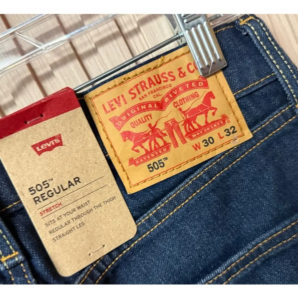 Levi’s 505™ Regular Fit Men’s Jeans Size 30 x 32